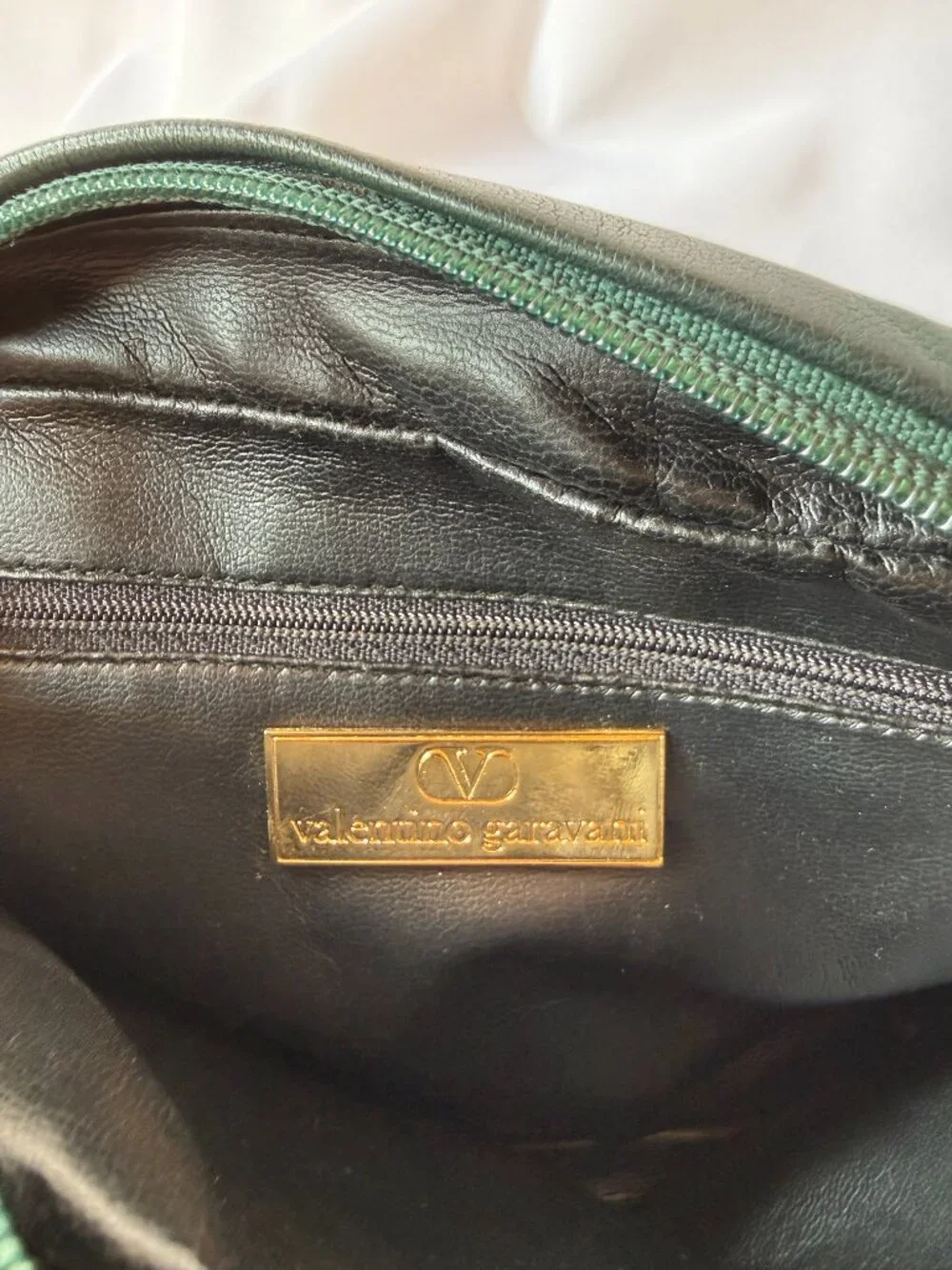 Vintage Valentino Garavani Green Crossbody Bag